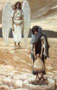 James Tissot Hagar and the Angel in the Desert France oil painting artist